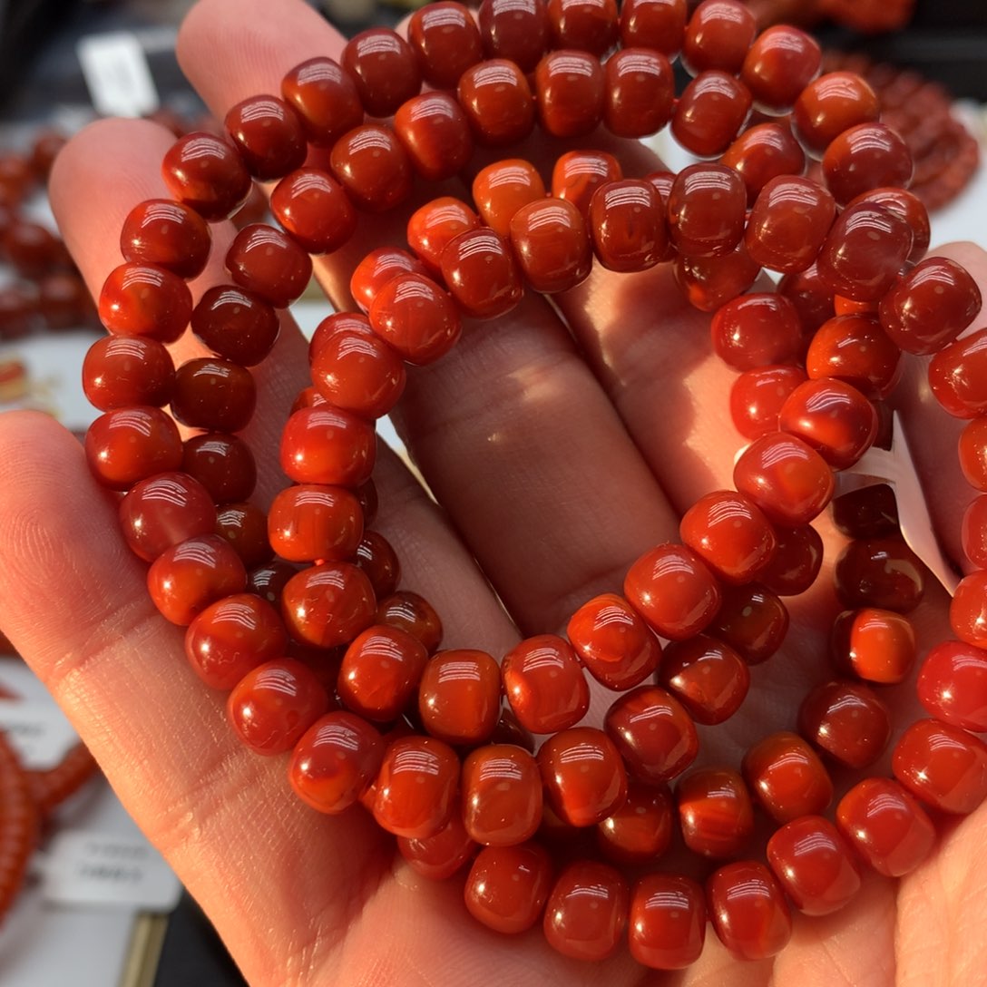 南红玛瑙手链未镶嵌阿*蕾