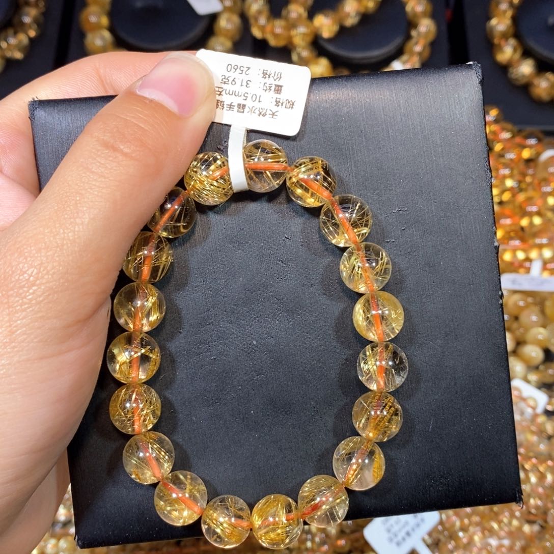 水晶手链未镶嵌茜*手链10mm