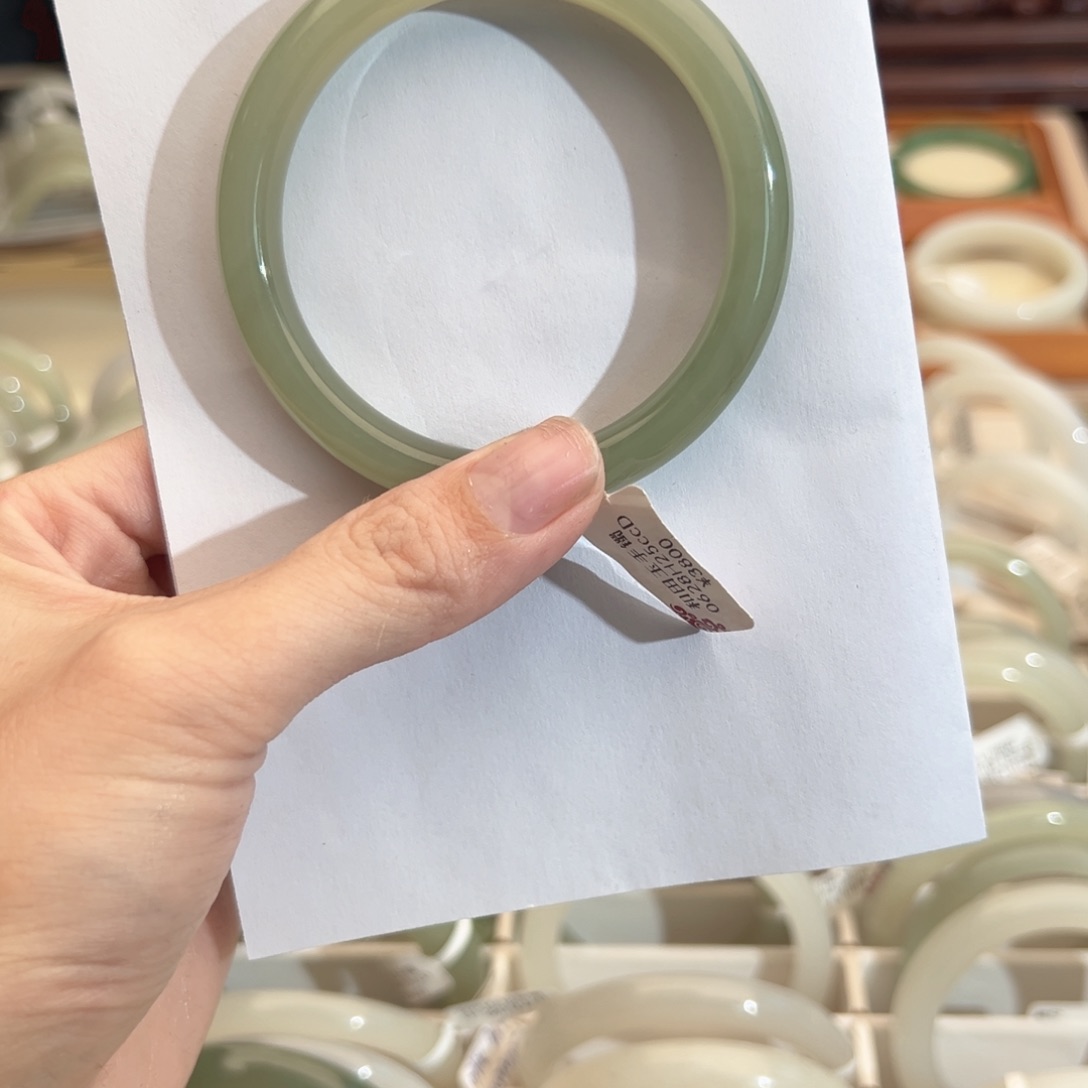 和田玉手镯未镶嵌5859