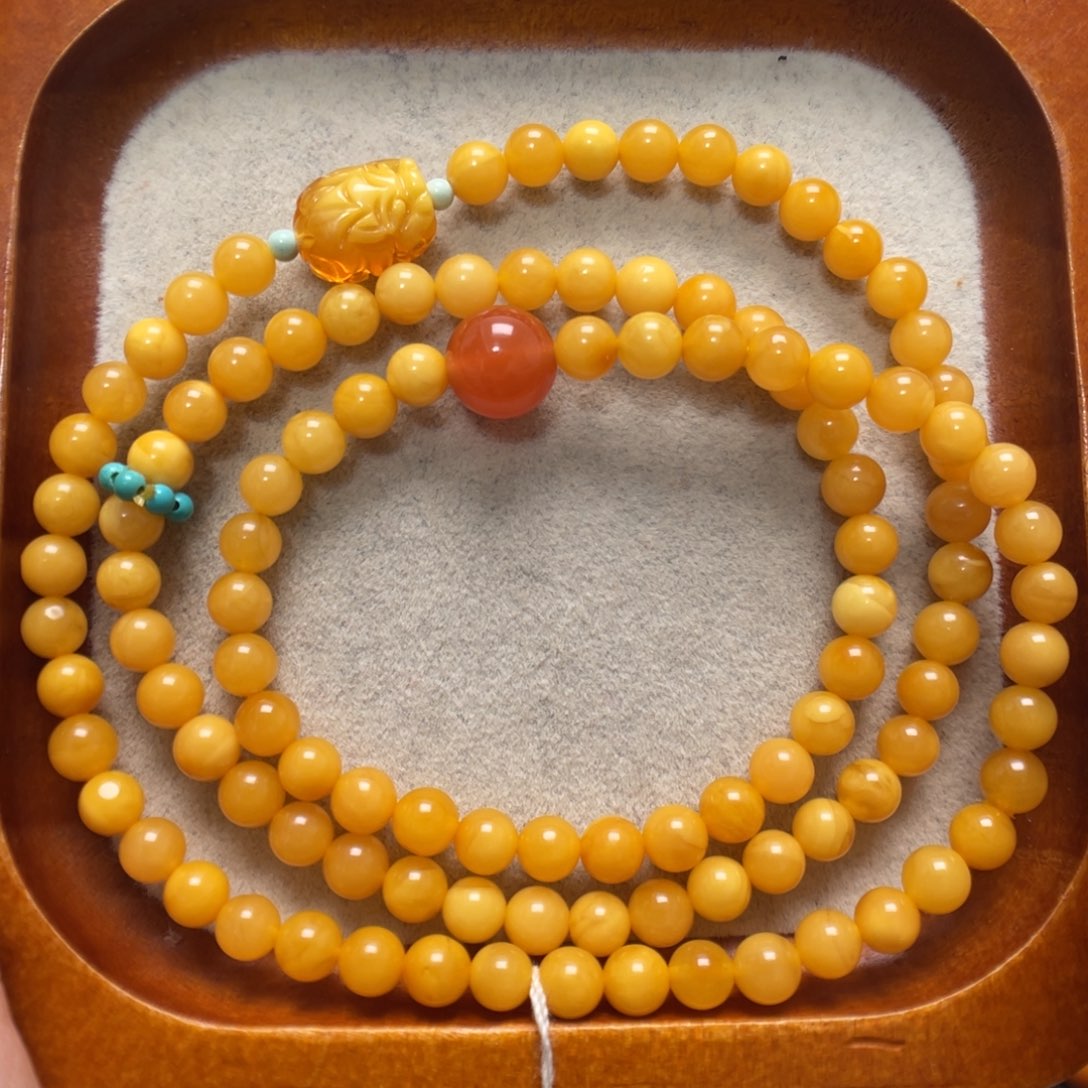 蜜蜡未镶嵌手串蜜蜡