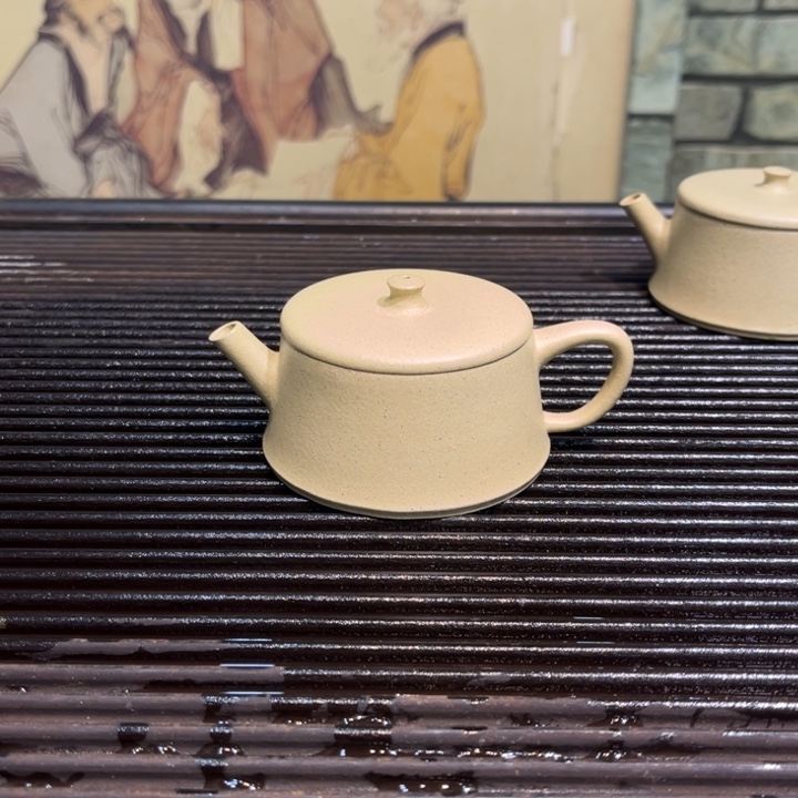 紫砂茶壶本绿云柱