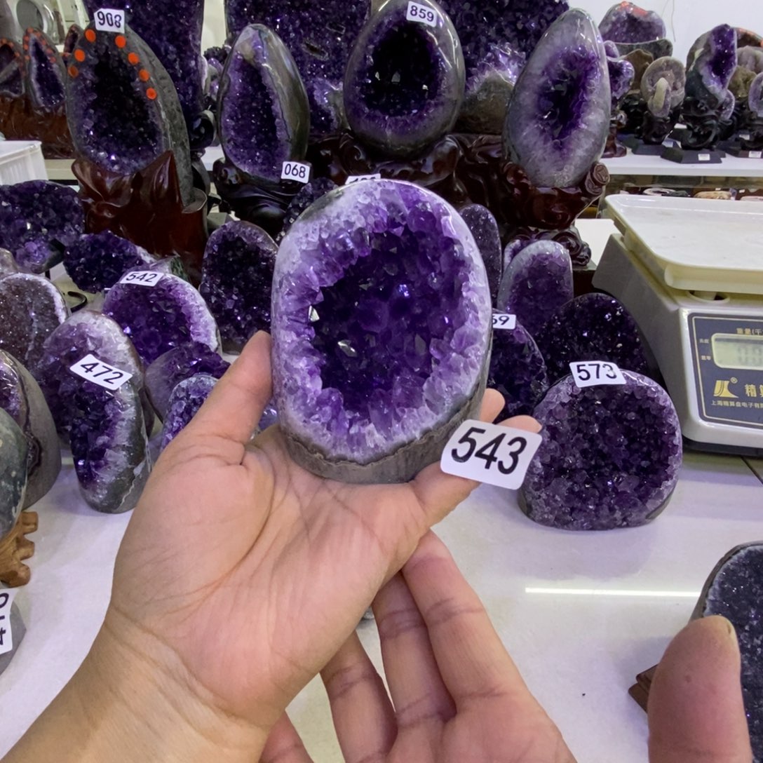 大型摆件（非配饰）紫晶未镶嵌