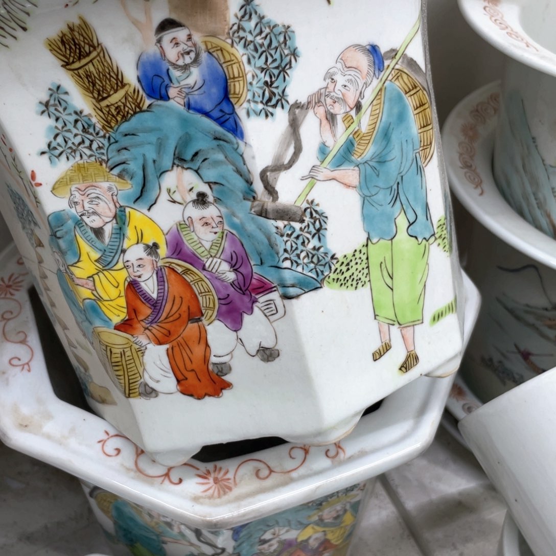 摆件手绘陶瓷作品欣赏