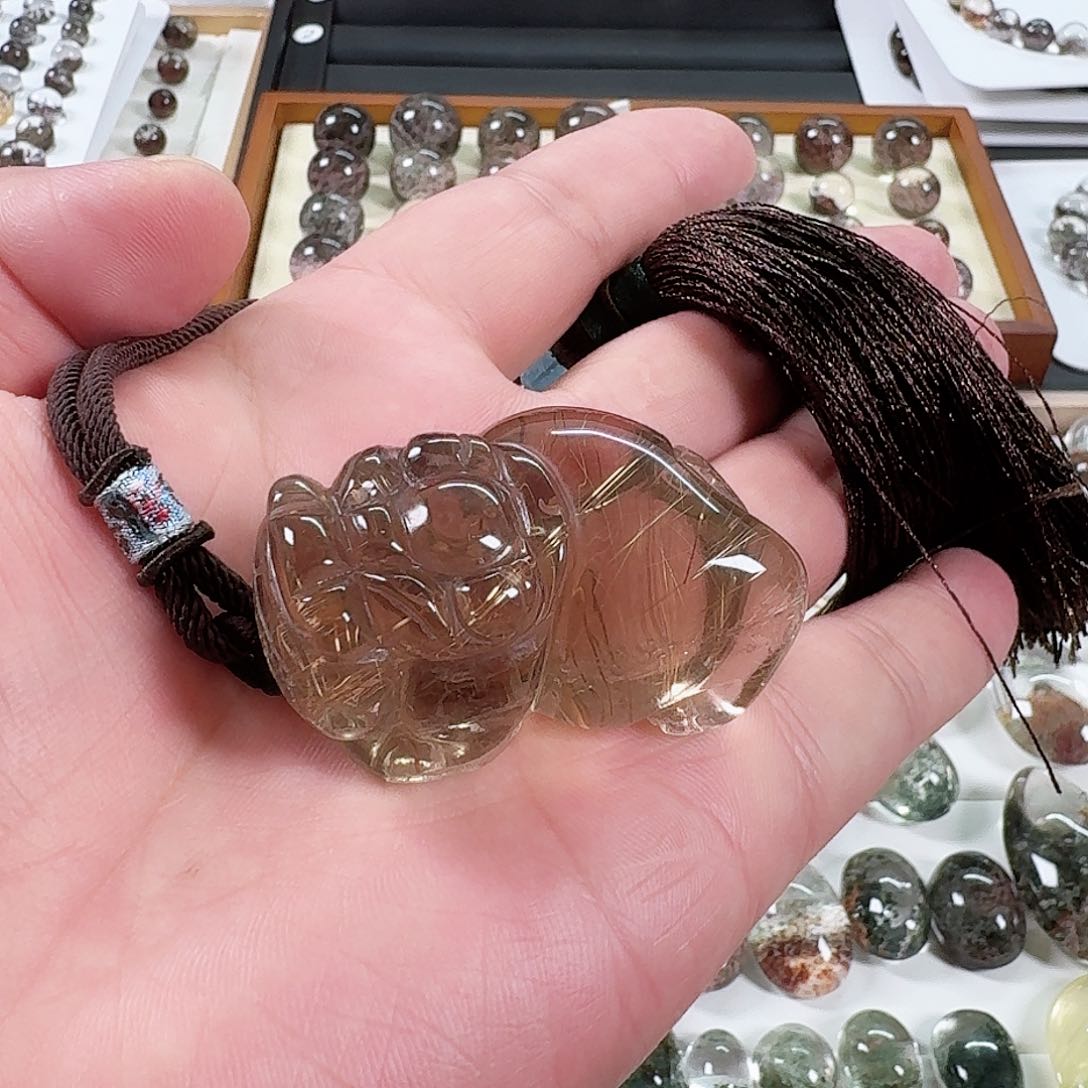 水晶颈饰未镶嵌天然水晶