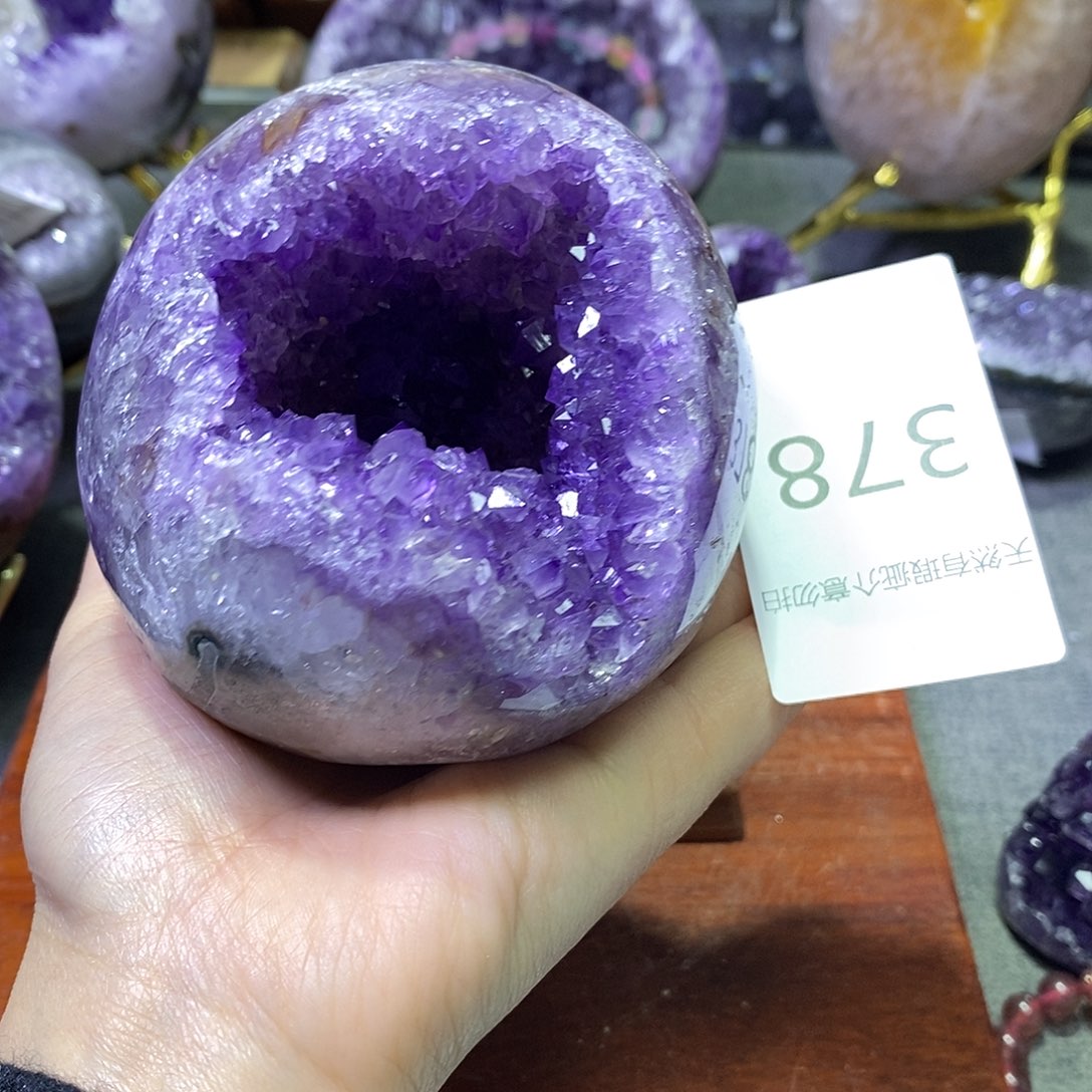 珠宝半成品紫晶未镶嵌