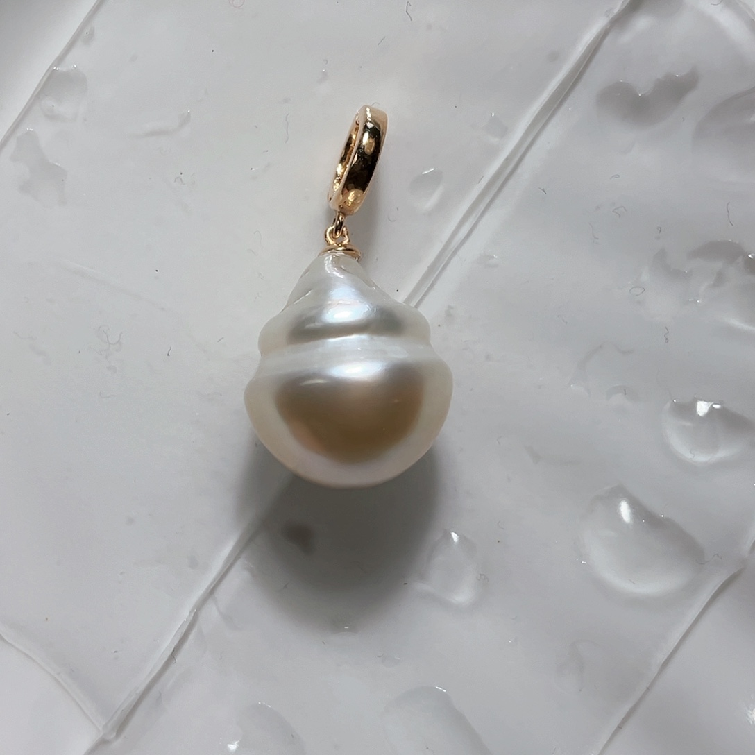 海水珍珠颈饰银S925镶嵌