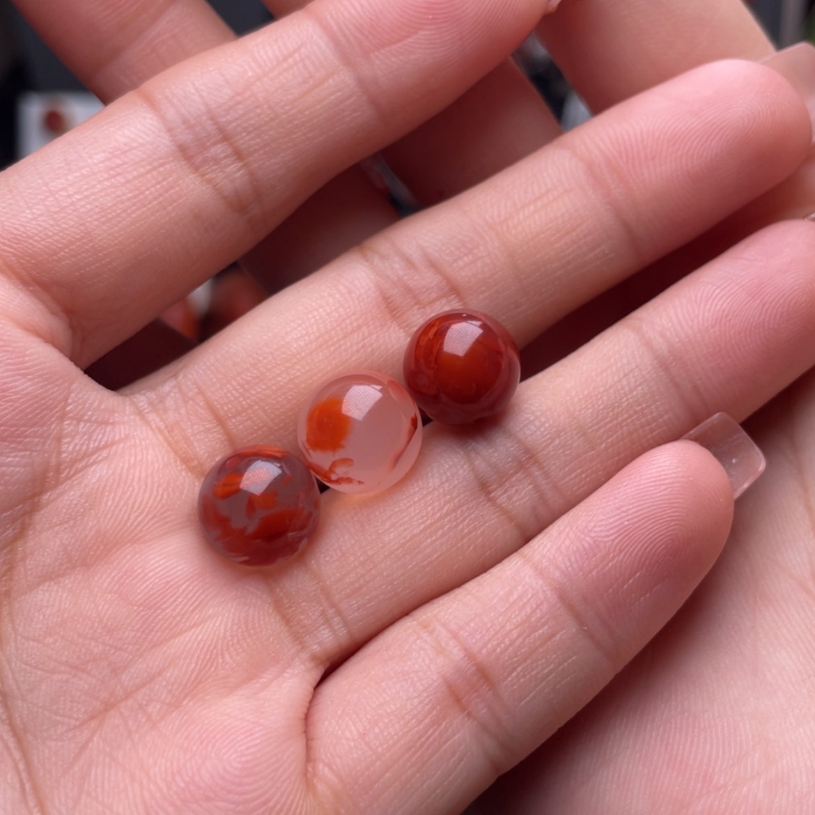 【闪购商品】南红玛瑙配饰3个未镶嵌X****ム