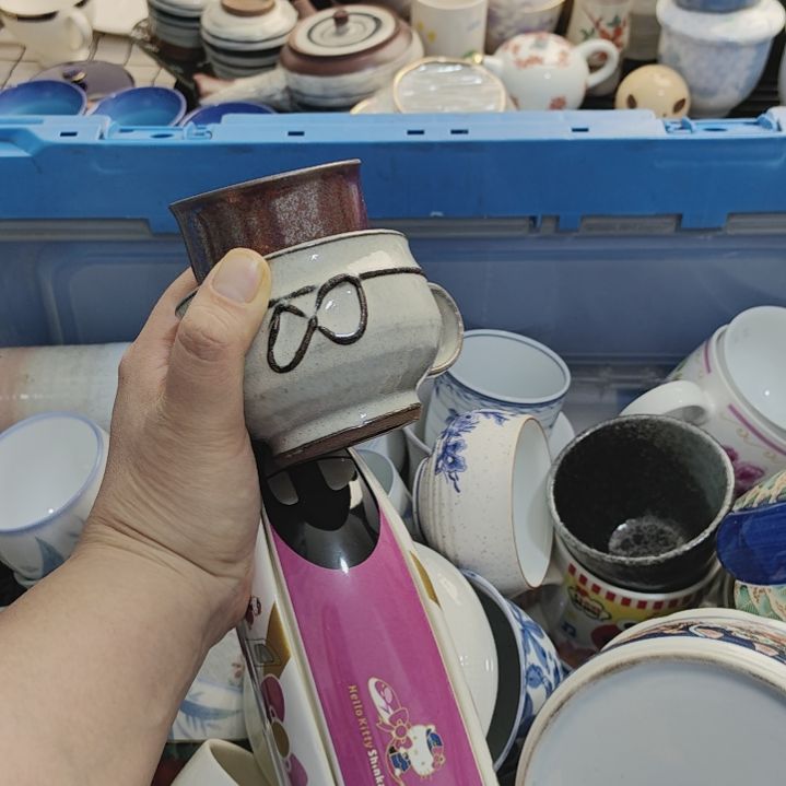 人***多默认微瑕不退不换两个杯子一个车头