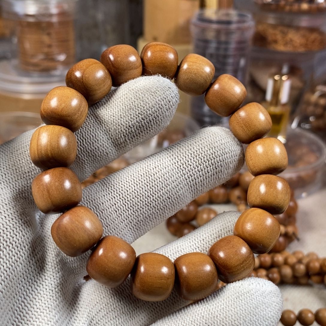 檀香木手串/手链12×13黑肉精挑串 迈索尔