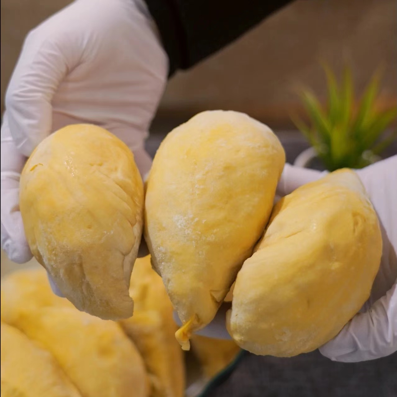 【到手2.8斤】泰国6A树熟金枕带核榴莲肉750g*2软香甜鲜冻发货
