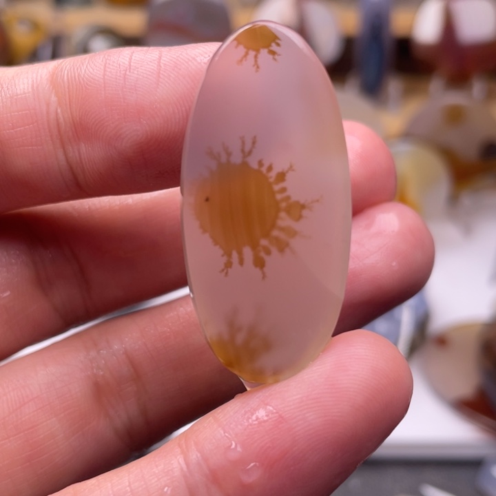 玛瑙/玉髓未镶嵌吊坠(不含链)