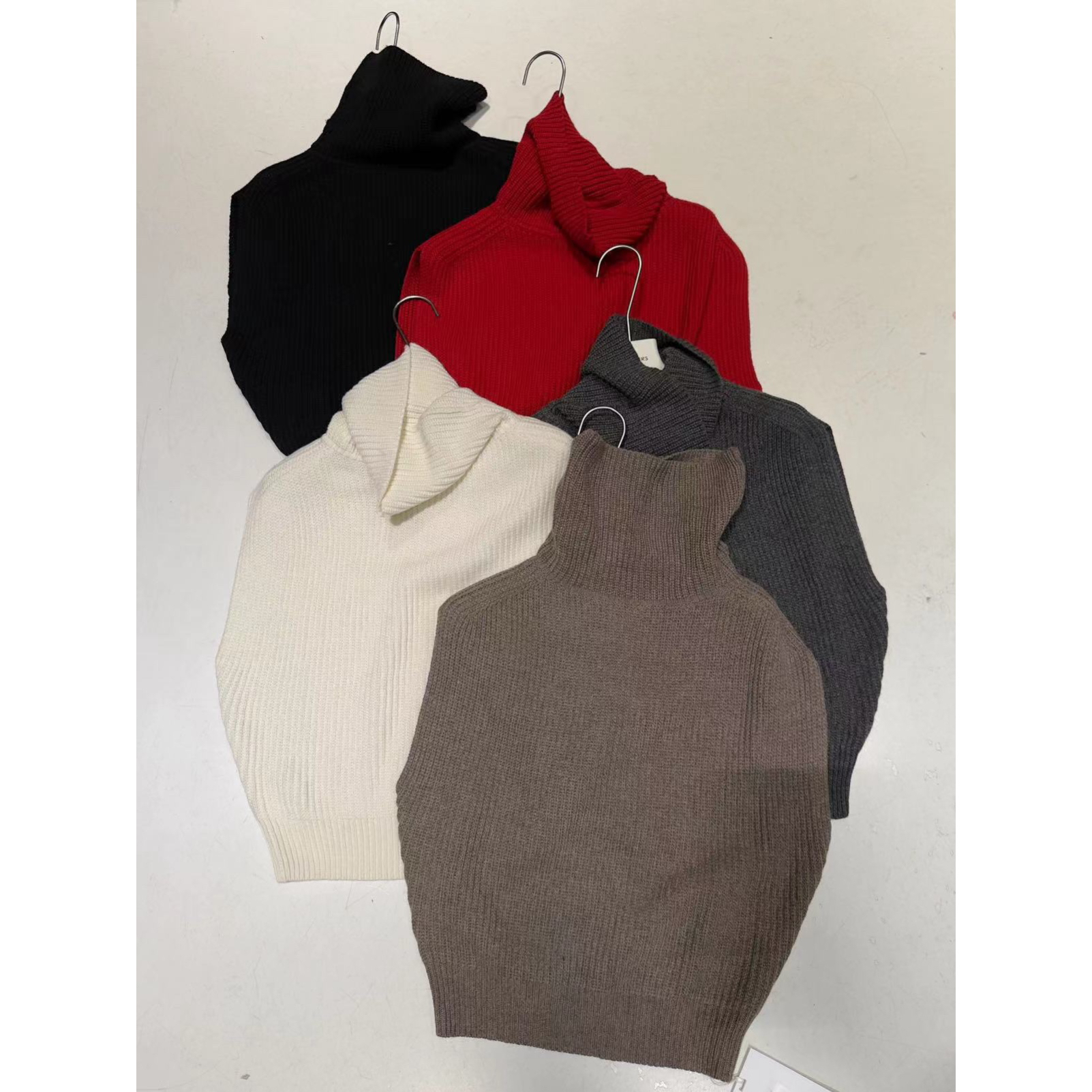 菜花 福（1ch11307#）厚的哟～高领的厚实软糯高领毛衣背心12-3