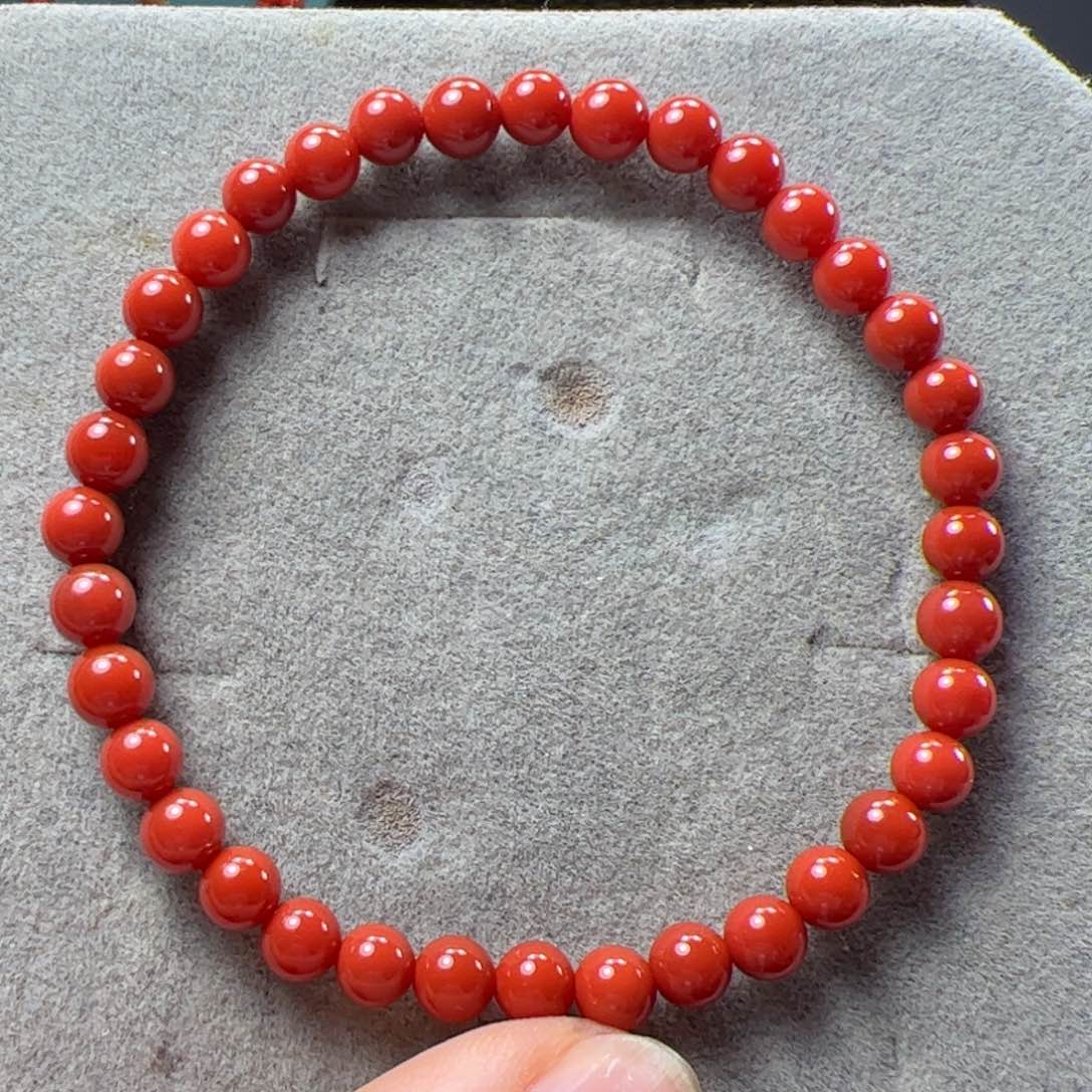 南红玛瑙5+单圈未镶嵌