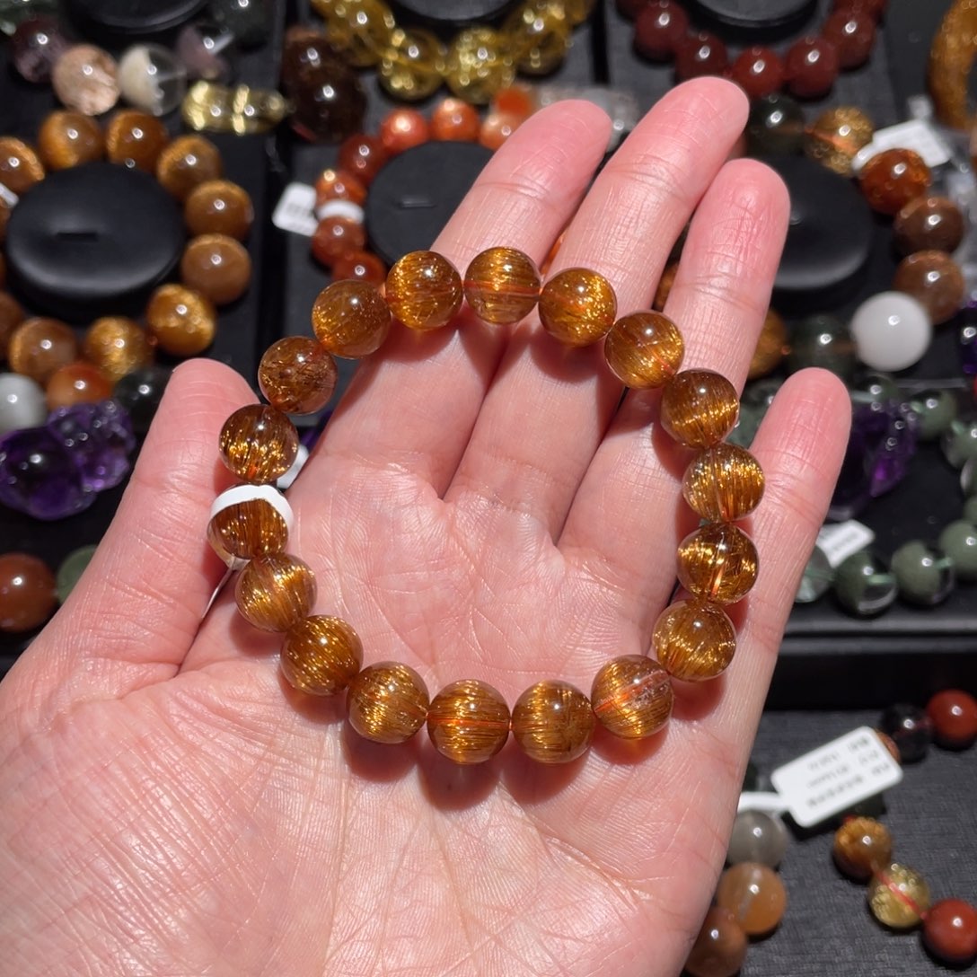 水晶手链未镶嵌铜顺发10.8mm