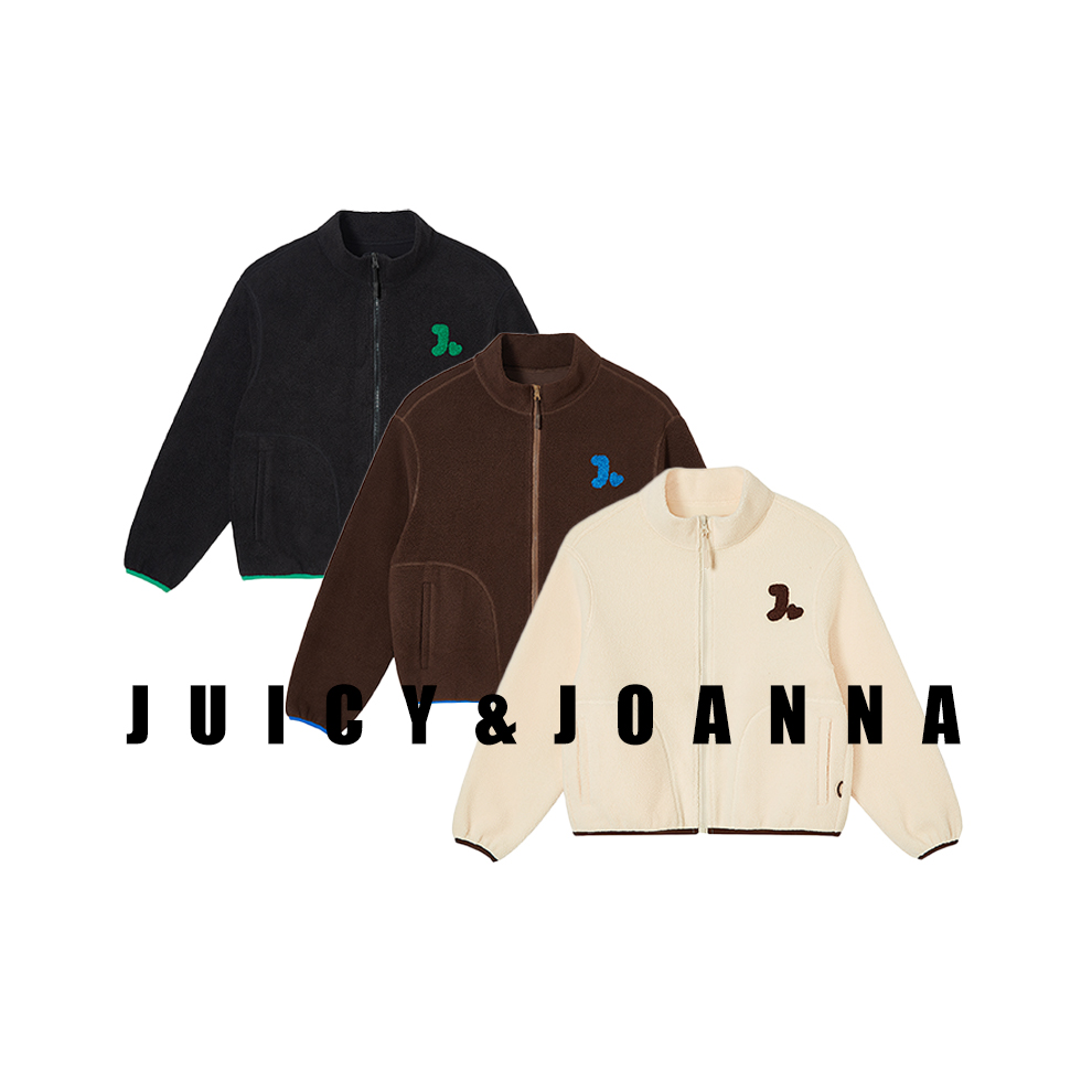 JUICY&JOANNA/橘子樱桃（成人）摇粒绒立领拉链外套 