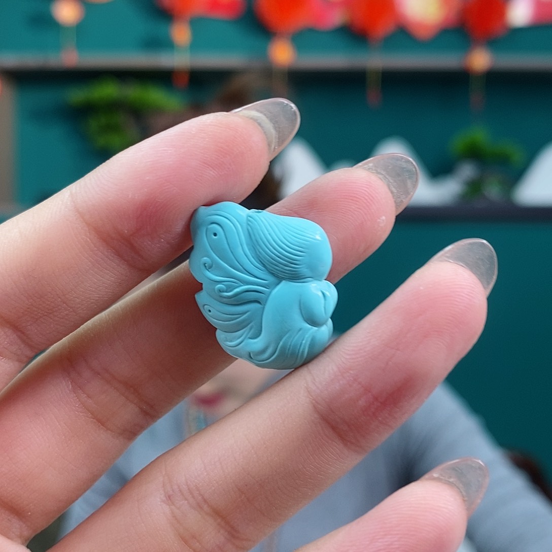 绿松石珠宝奇石未镶嵌