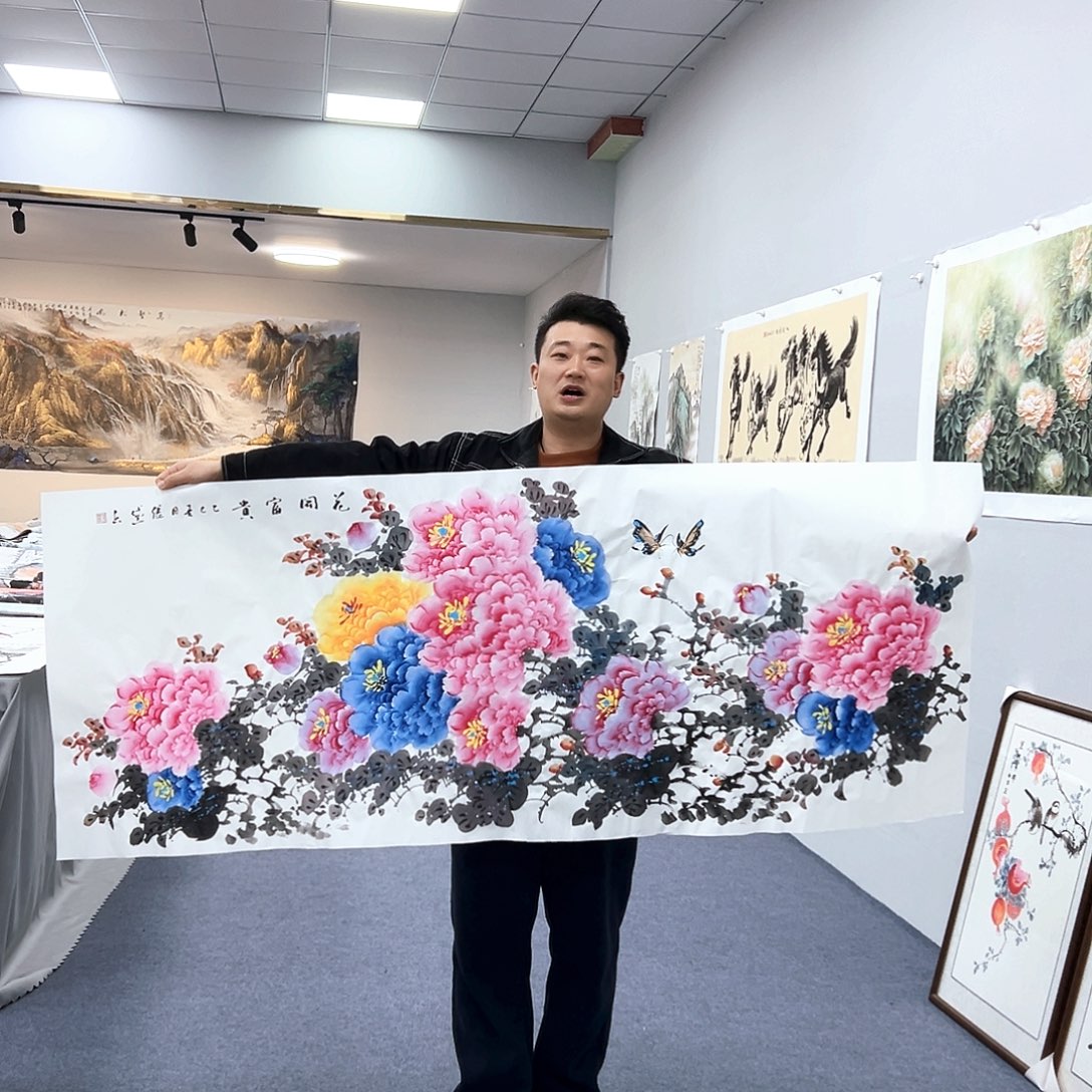 国画国画作品宣纸纯手绘