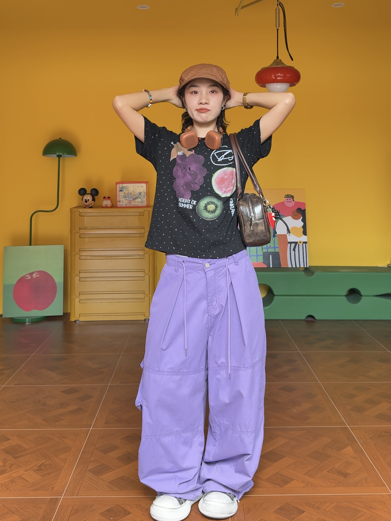 断码福利（紫色水洗工装裤）