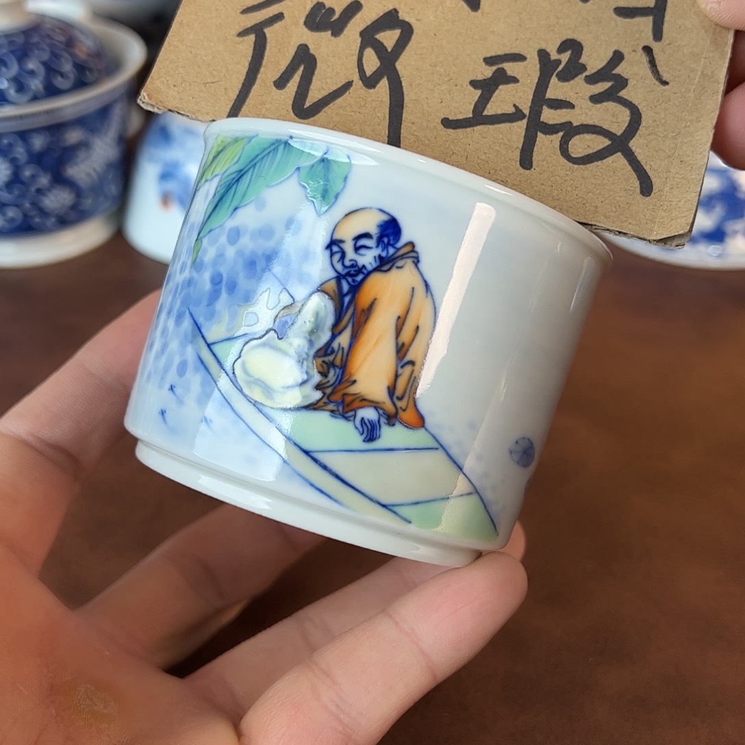 杯景德镇全手工手绘陶瓷