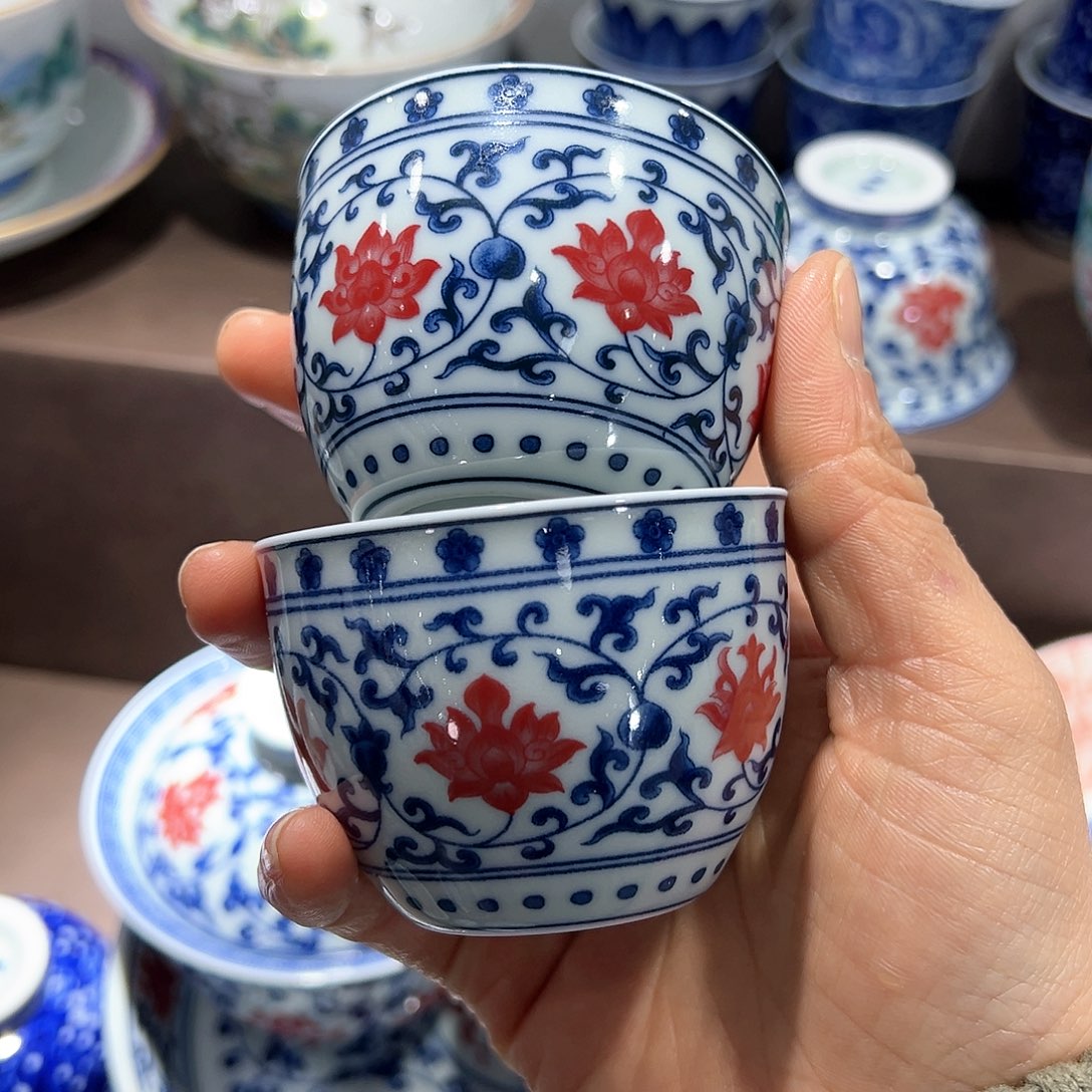 盖碗七景德镇的早高峰上了个