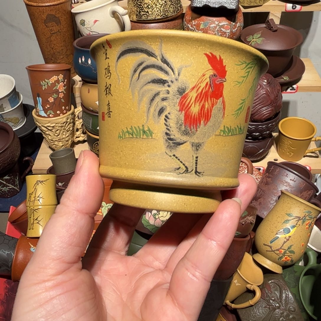 紫砂茶杯宜兴紫砂主人杯