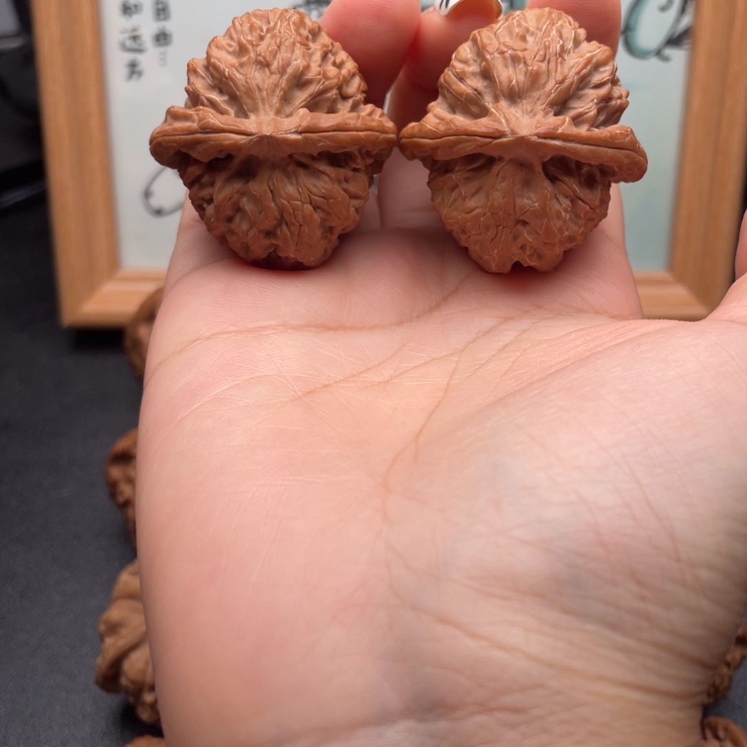 笨***了吊坠文玩核桃38全品蓟县元宝