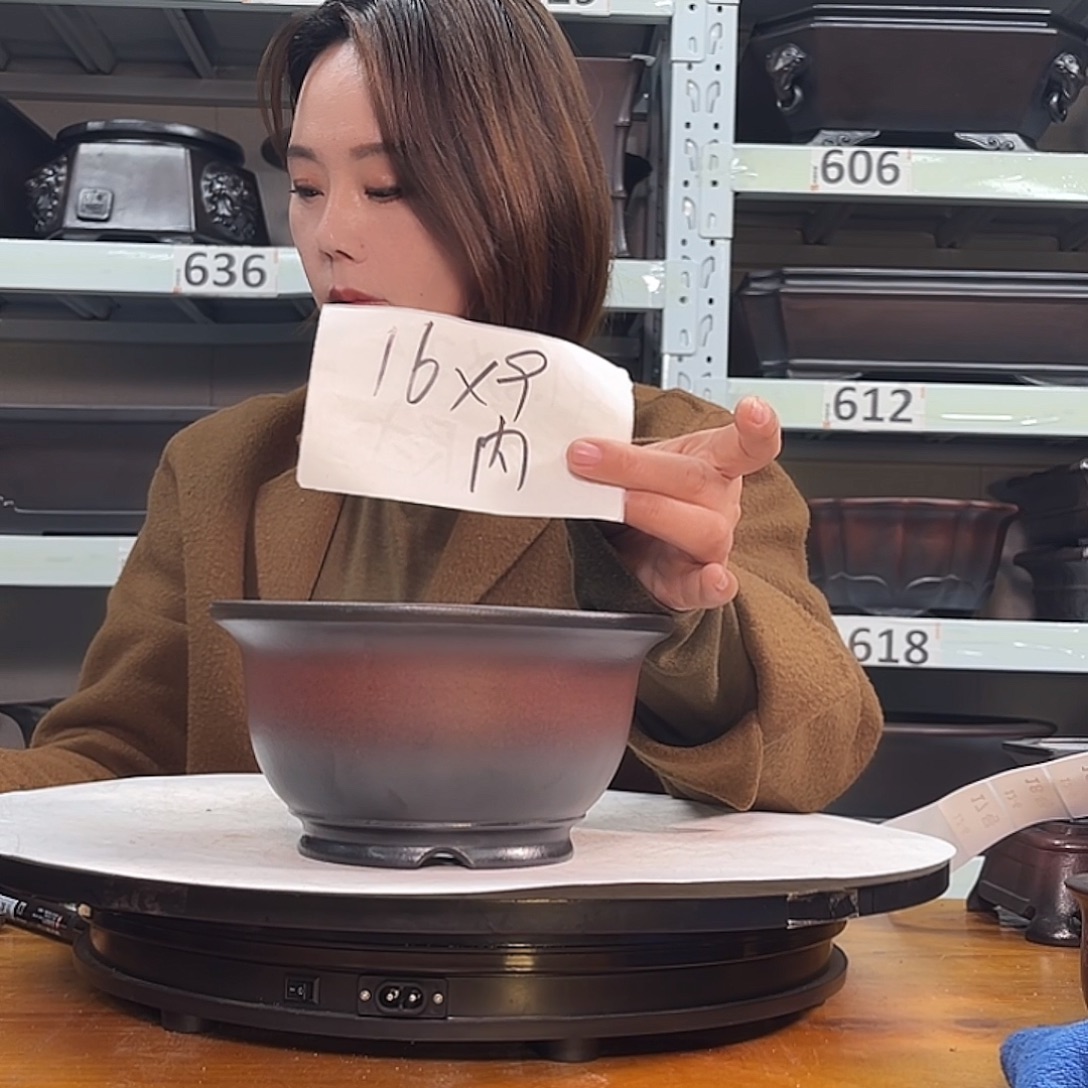 紫砂花盆宜兴紫砂17号