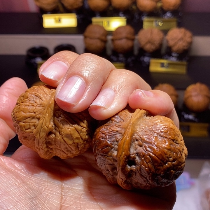 文玩核桃把件战神元宝40尺