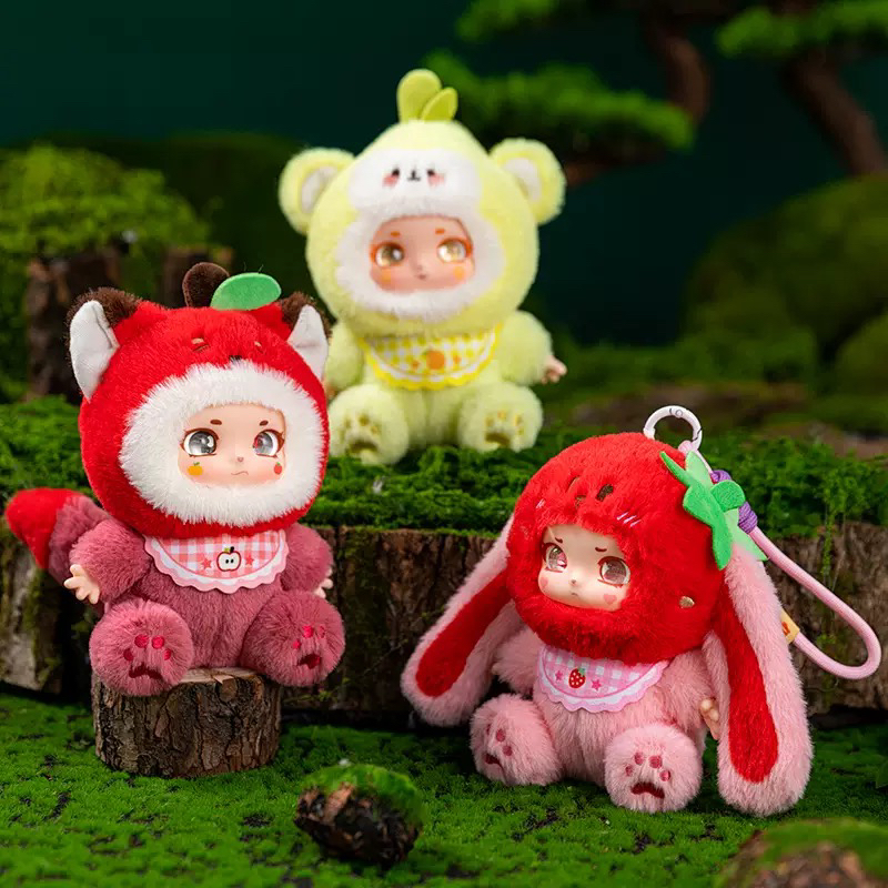 新款可爱卡通搪胶毛绒玩具公仔甜心派对系列送女朋友首选