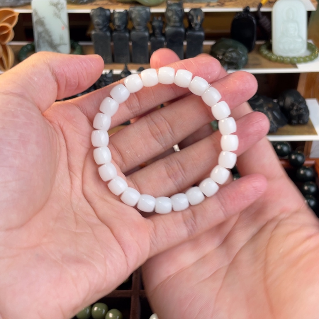 和田玉手链未镶嵌