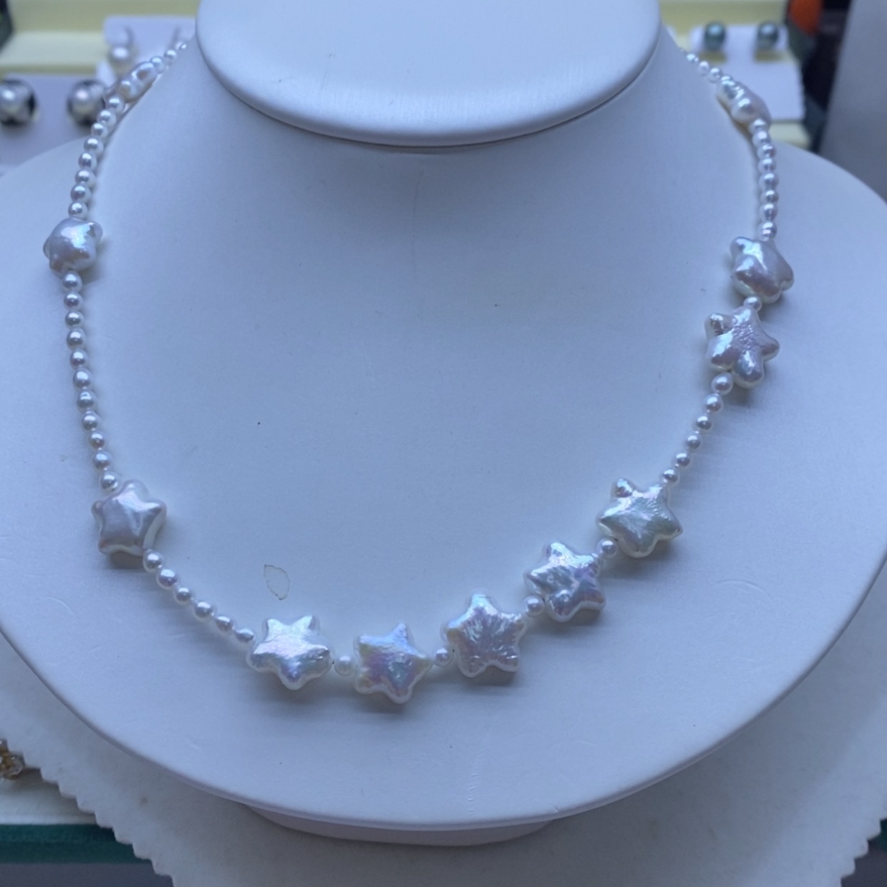 【闪购商品】淡水珍珠颈饰银S925镶嵌