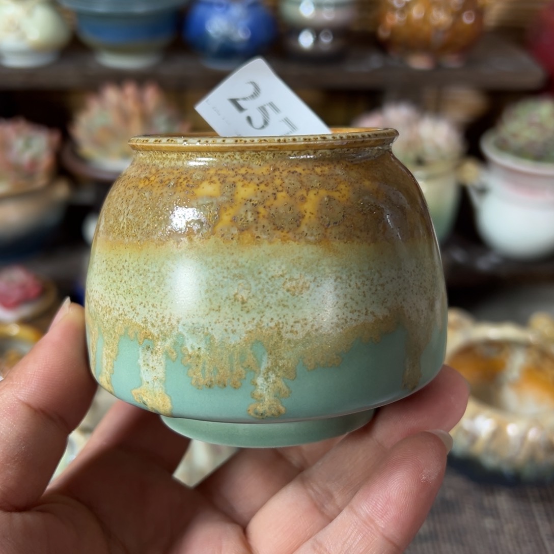 红陶景德镇手工花盆