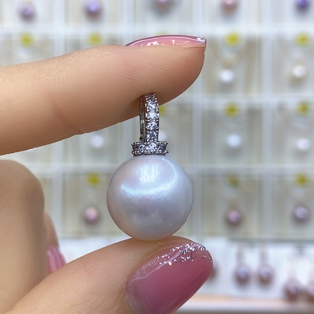 未镶嵌淡水珍珠吊坠(赠链)