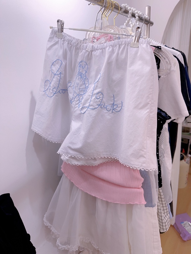 短裤刺绣中腰好看