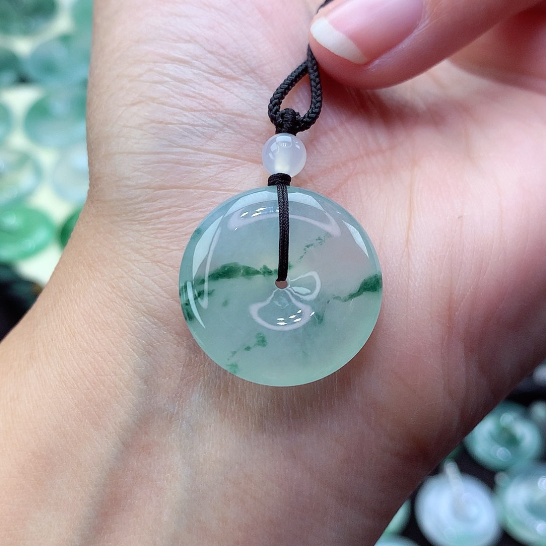 翡翠颈饰未镶嵌48尺寸23-5.7