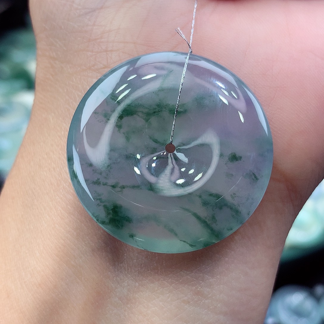 颈饰未镶嵌翡翠编号91尺寸32.4-5.8