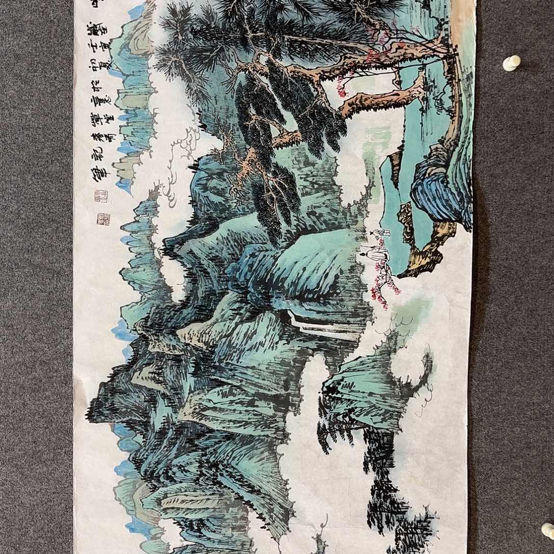 国画郑春青老师手绘作品