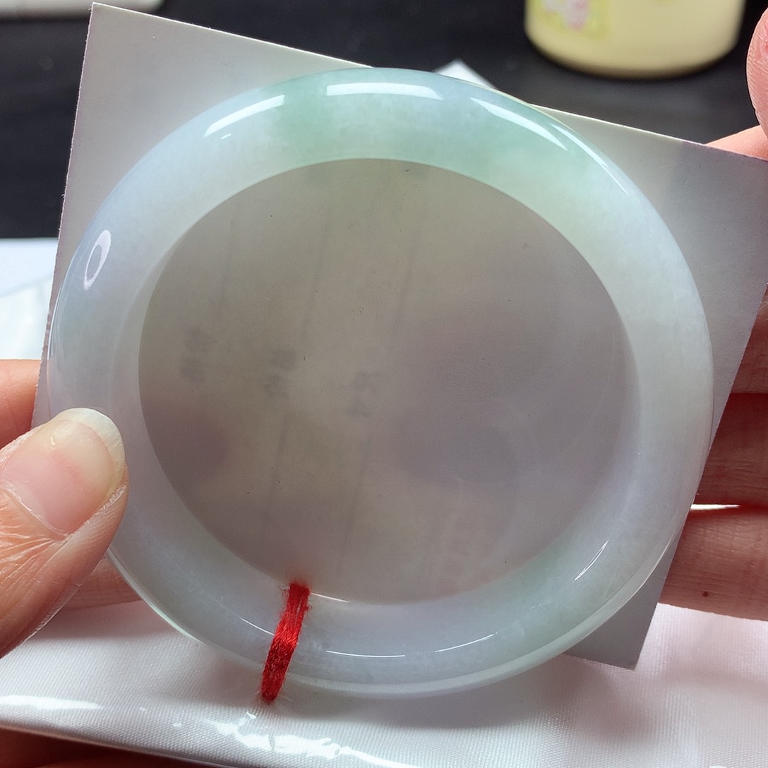 翡翠手镯未镶嵌57圈