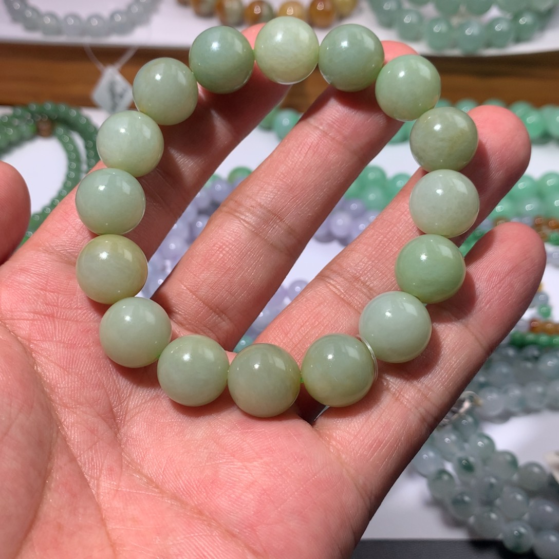 未镶嵌手链翡翠手串卡12.8