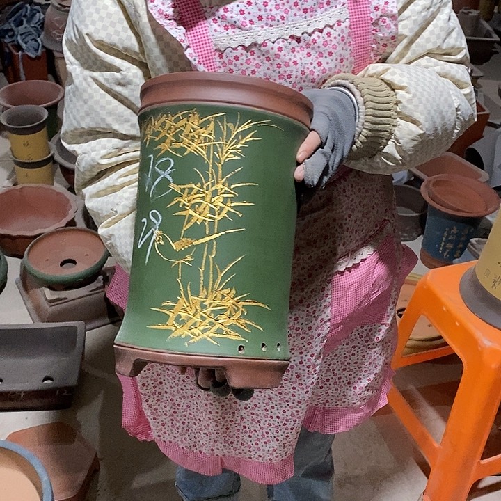 紫砂花盆紫砂花盆