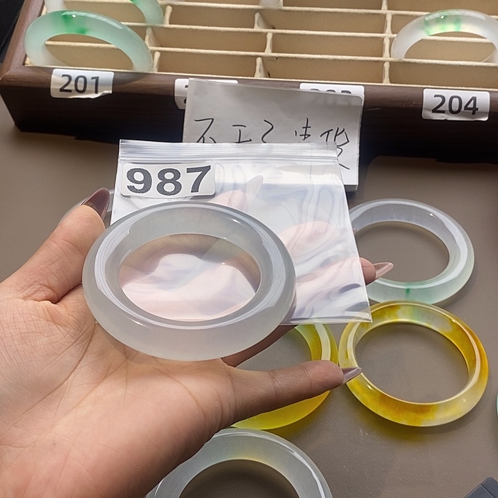 二***妹玉手镯收藏饰品孤品