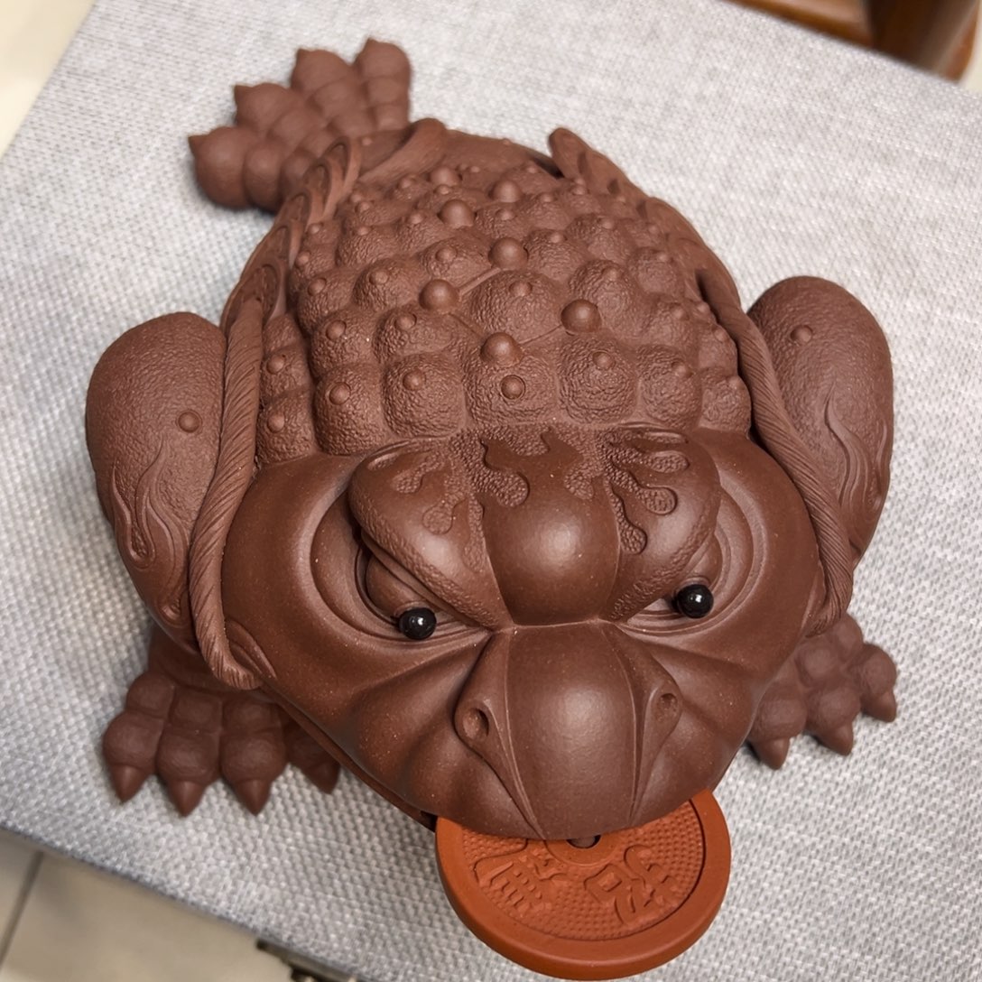 紫砂茶宠紫砂金蟾