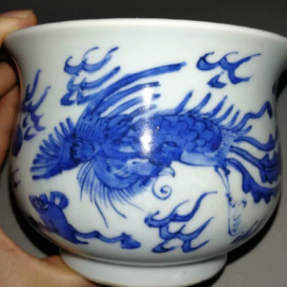 康熙青花香炉全品包邮