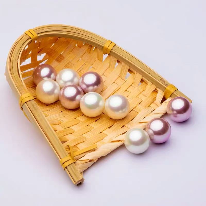 新紫罗兰单珠一蚌一珠（活体开蚌不退不换）可diy定制成品