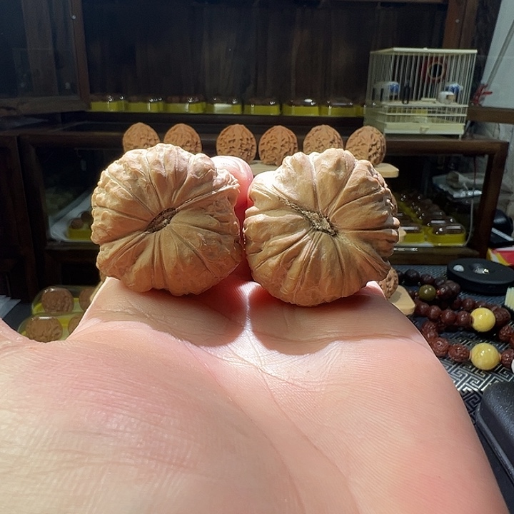 文玩核桃把件南瓜墩墩