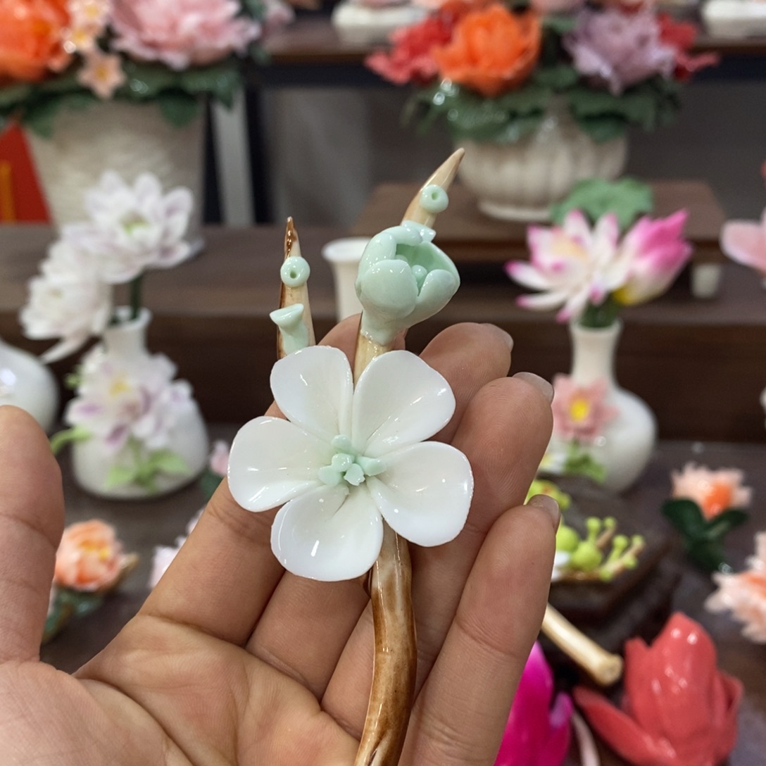 瓷片陶瓷工艺品摆件