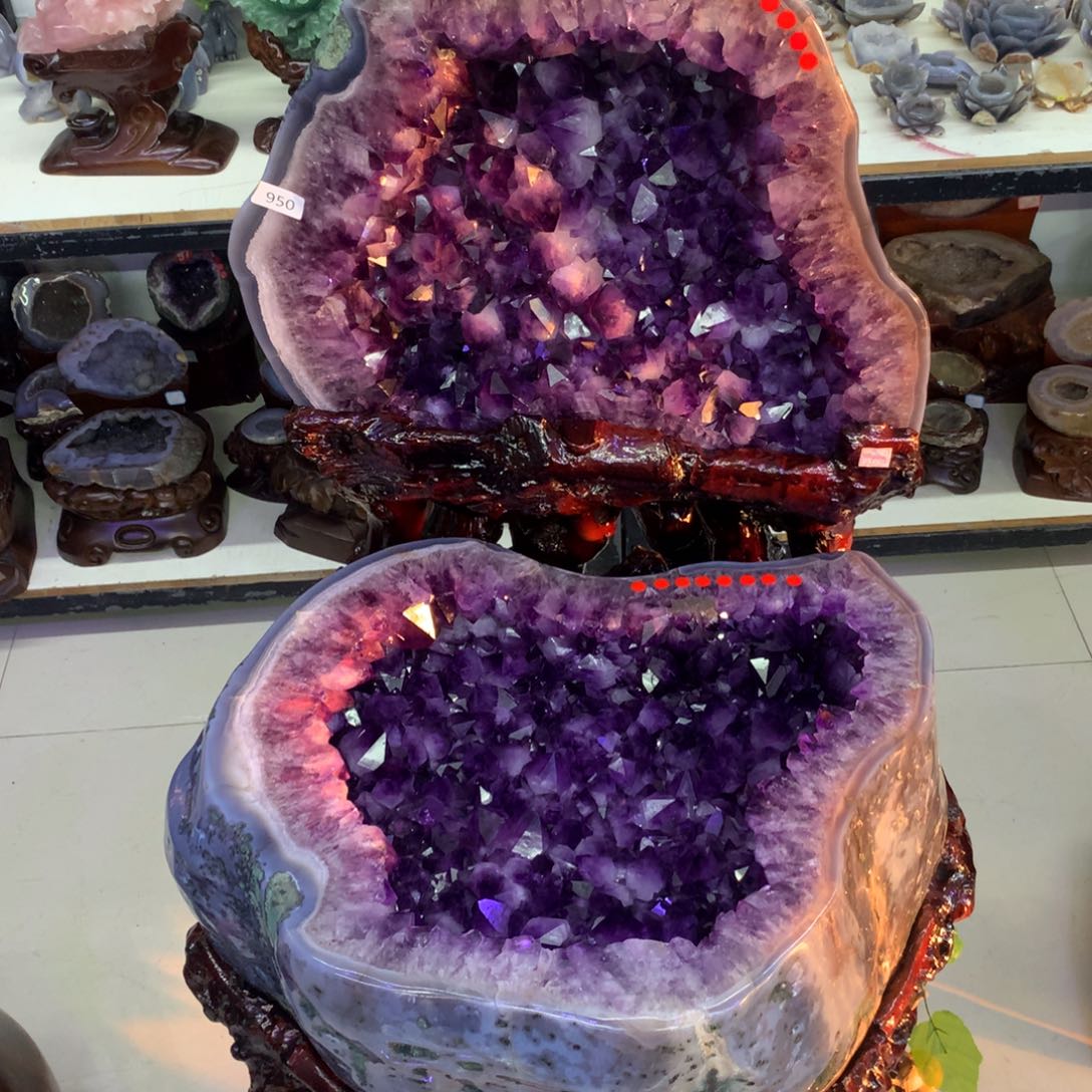 水晶摆件未镶嵌聚宝盆