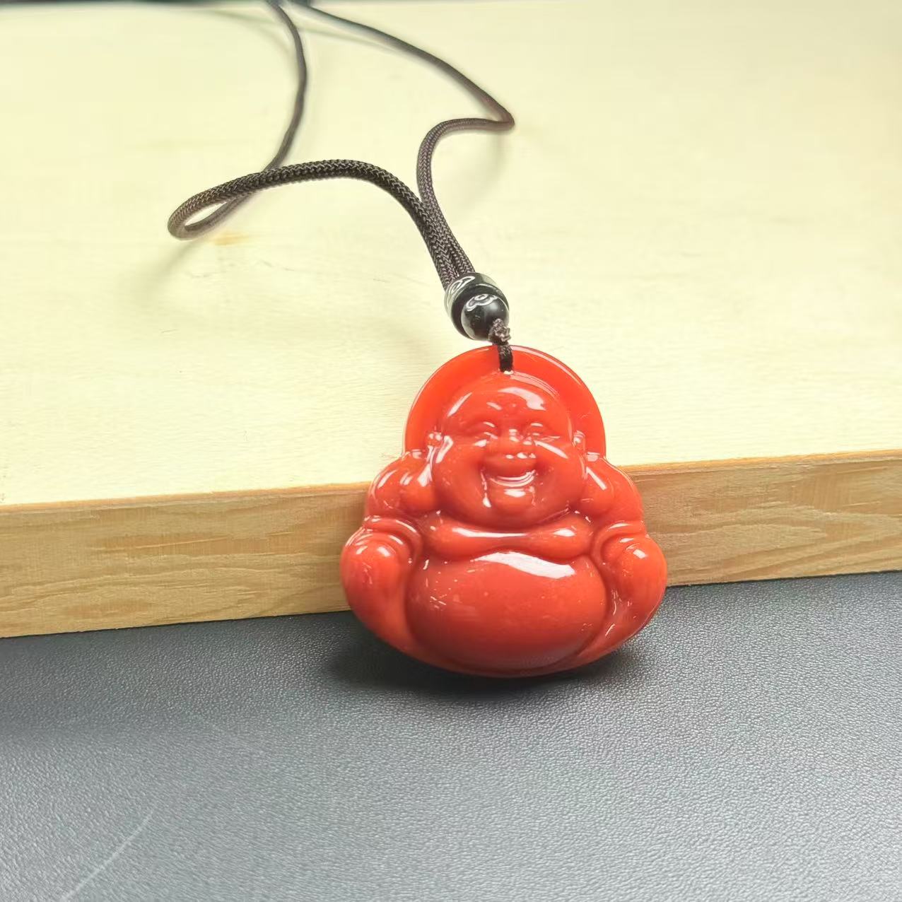 【静雯珠宝】E032 精美佛公吊坠 多样性发其一