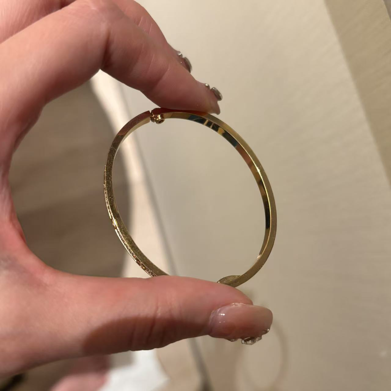 合金手镯 PP.【窄满钻】简约手镯 两色可选