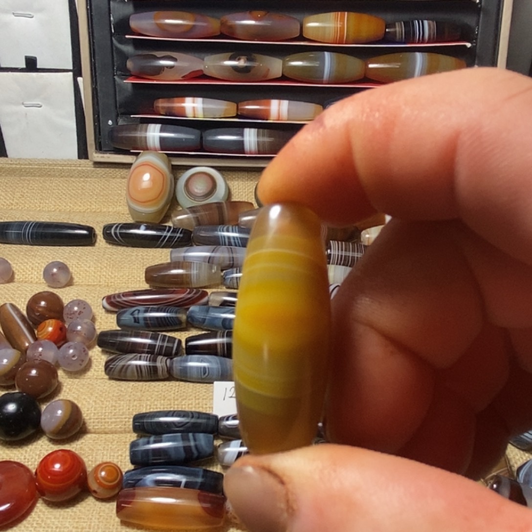 玛瑙/玉髓合金颈饰